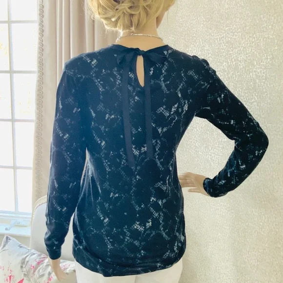 Louis Vuitton blue black long sleeved top XS - Picture 6 of 16